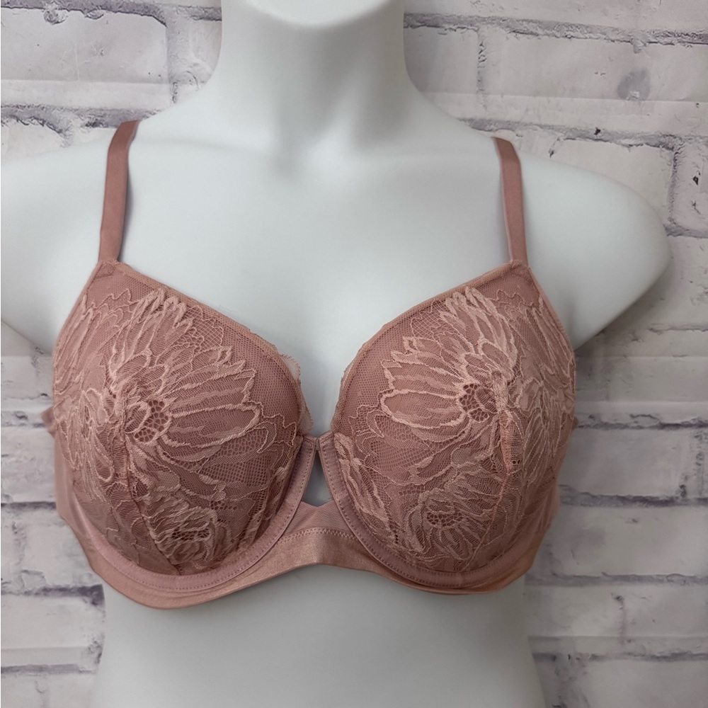 Soma Bra 42C Lightly Lined Lace Perfect Coverage Hush Underwire‎ Lingerie New